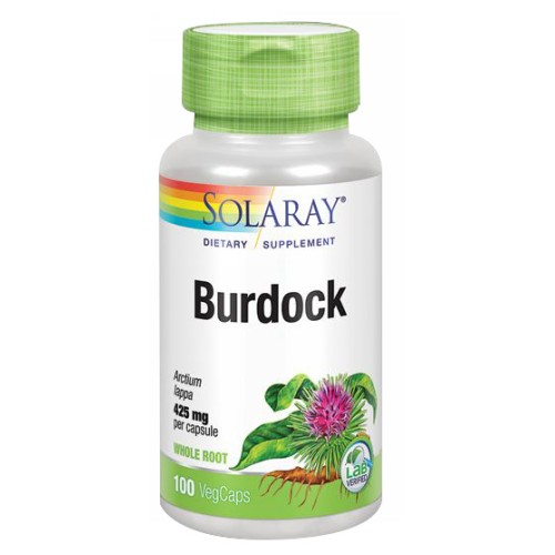 Foto 1 | Suplemento Solaray Burdock Root 100 Cápsulas (paquete De 2) - Venta Internacional.