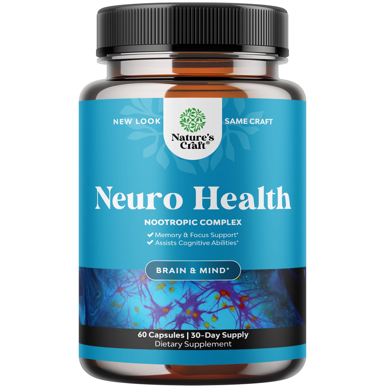 Foto 1 | Suplemento Nootrópico De Apoyo Cerebral: Mezcla De Energía Y Vitaminas Dmae, Bacopa Y Fosfatidilseri - Venta Intern