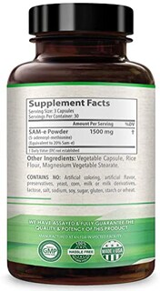 Foto 2 | Suplemento Healthywayrx Sam-e 1500 Mg 90 Cápsulas - Venta Internacional.