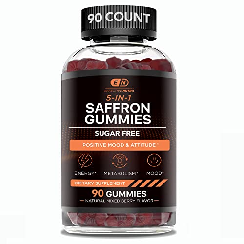 Foto 1 | Suplemento Efectivo Nutra: Gomitas De Azafrán 5 En 1 Sin Azúcar - Venta Internacional.