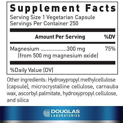 Foto 3 pulgar | Suplemento De Óxido De Magnesio De Douglas Laboratories 300 Mg 250 Ca - Venta Internacional.
