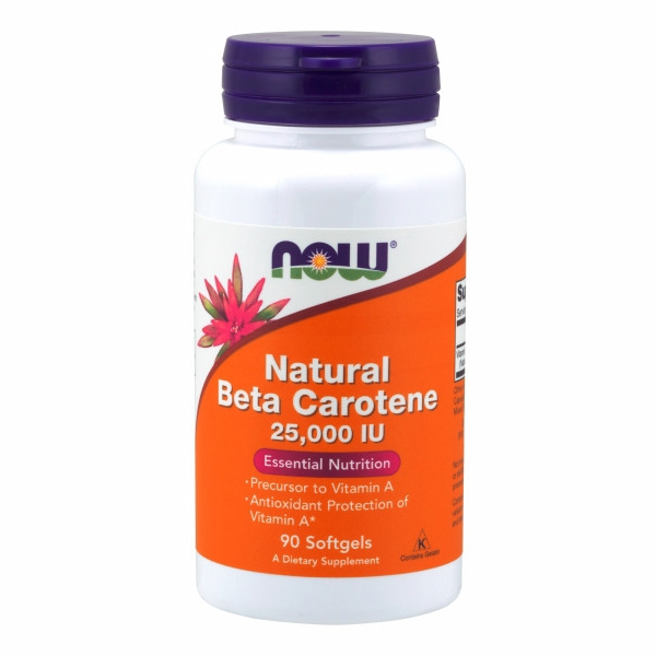 Foto 2 pulgar | Betacaroteno Natural Supplement Now Foods 90 Cápsulas Blandas X4 - Venta Internacional.