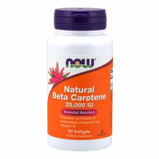 Foto 1 | Betacaroteno Natural Supplement Now Foods 90 Cápsulas Blandas X4 - Venta Internacional.