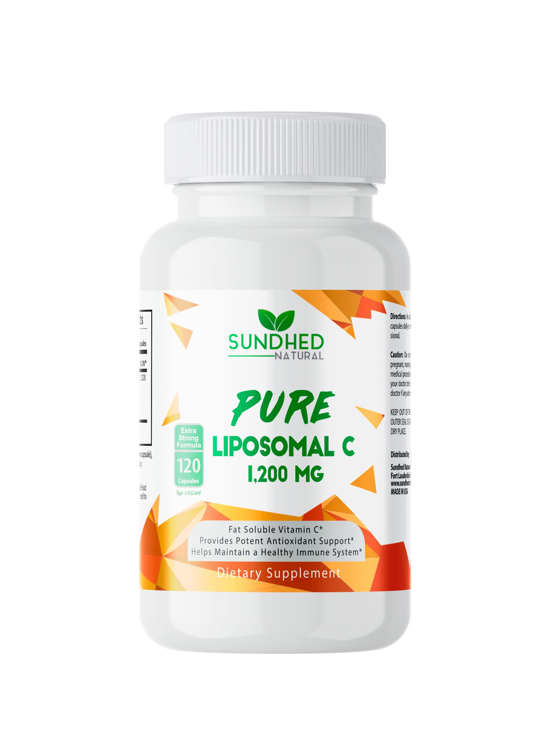 Foto 2 pulgar | Suplemento De Vitamina C Liposomal Pura Y Natural De Sundhed, 1200 Mg - Venta Internacional.