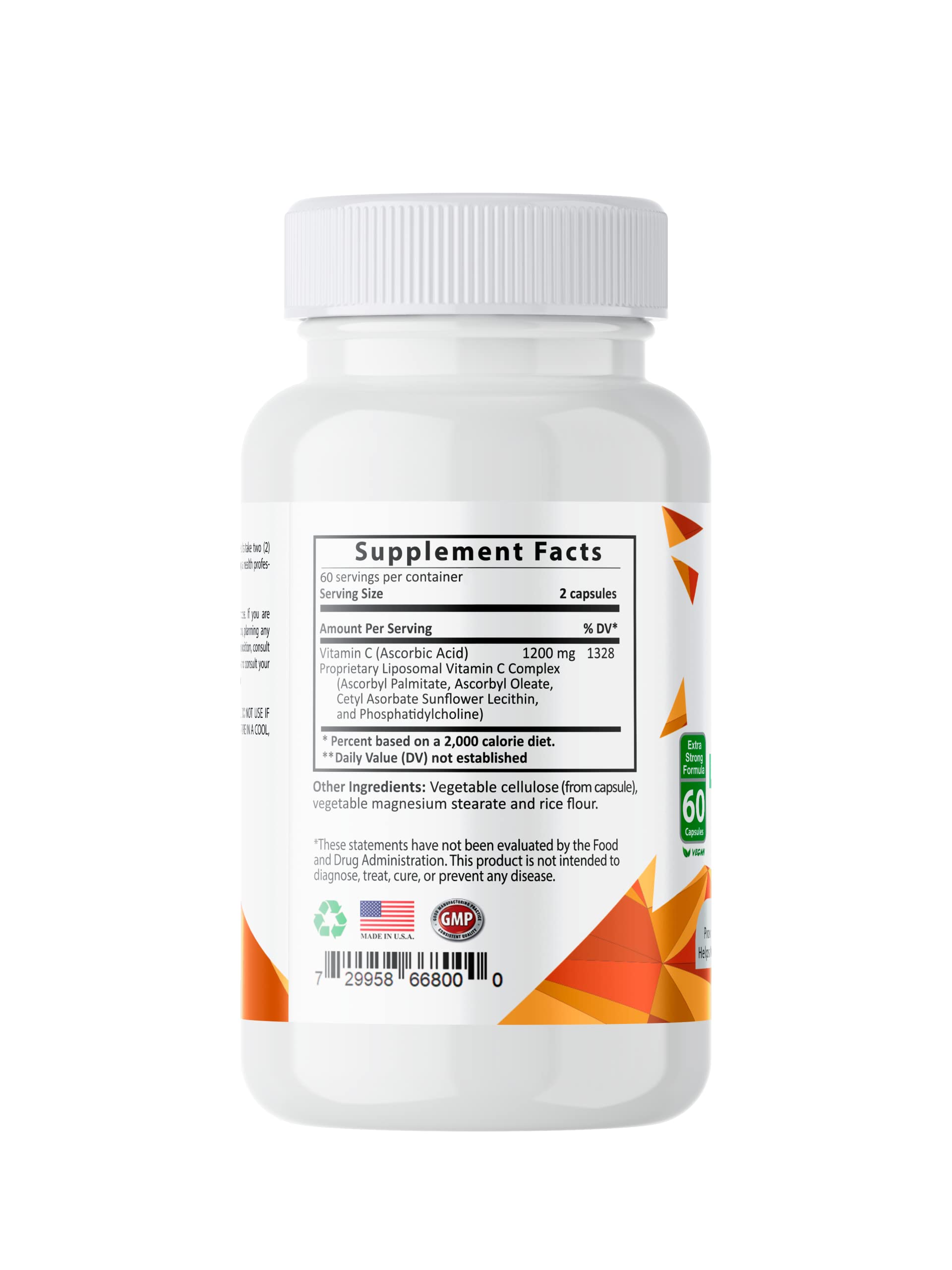 Foto 6 pulgar | Suplemento De Vitamina C Liposomal Pura Y Natural De Sundhed, 1200 Mg - Venta Internacional.