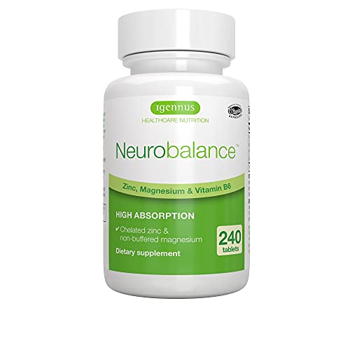 Foto 2 pulgar | Suplemento Igennus Neurobalance Zinc Magnesio B6 240 Comprimidos - Venta Internacional.