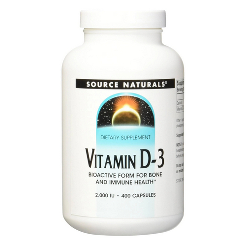 Foto 2 pulgar | Vitamina D-3 De Supplement Source Naturals, 400 Cápsulas (paquete De 2) - Venta Internacional.