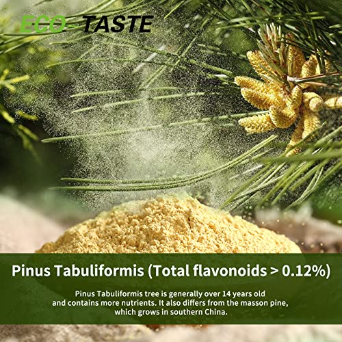 Foto 4 pulgar | Polen De Pino En Polvo Eco-taste Pinus Tabuliformis 180 Ml 99% Cr - Venta Internacional.