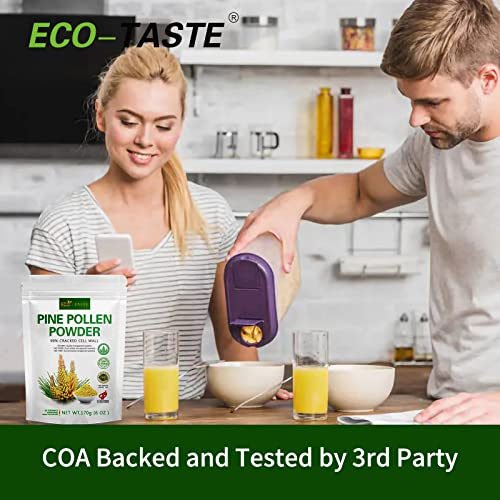 Foto 4 | Polen De Pino En Polvo Eco-taste Pinus Tabuliformis 180 Ml 99% Cr - Venta Internacional.