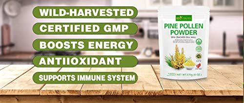 Foto 7 | Polen De Pino En Polvo Eco-taste Pinus Tabuliformis 180 Ml 99% Cr - Venta Internacional.