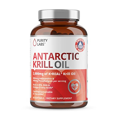 Foto 7 pulgar | Aceite De Krill Antártico Supplement Purity Labs, 2000 Mg, 60 Ml - Venta Internacional.