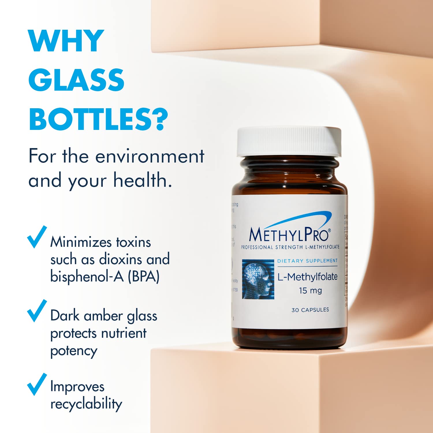 Foto 7 | Suplemento Methylpro B-complex + 5 Mg De L-metilfolato 30 Cápsulas - Venta Internacional.