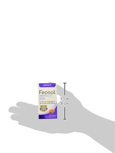 Foto 5 | Suplemento De Hierro Feosol Complete Con Bifera 30 Cápsulas (x3) - Venta Internacional.