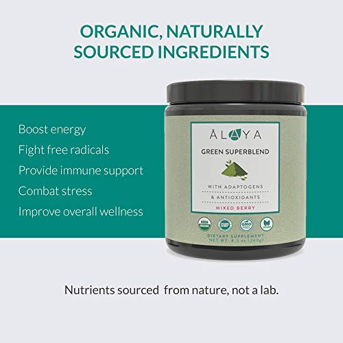 Foto 8 pulgar | Suplemento Alaya Organic Super Greens Powder 30 Porciones - Venta Internacional