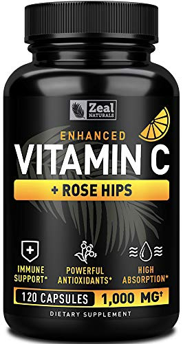 Foto 2 pulgar | Suplemento Zeal Naturals De Vitamina C 1000 Mg Con Rosa Mosqueta 120 Ca - Venta Internacional.