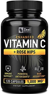 Foto 1 | Suplemento Zeal Naturals De Vitamina C 1000 Mg Con Rosa Mosqueta 120 Ca - Venta Internacional.