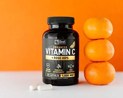 Foto 6 | Suplemento Zeal Naturals De Vitamina C 1000 Mg Con Rosa Mosqueta 120 Ca - Venta Internacional.