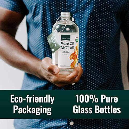 Foto 7 pulgar | Aceite Mct Natural Force Organic Pure C8 946 Ml Keto Paleo Vegan - Venta Internacional.