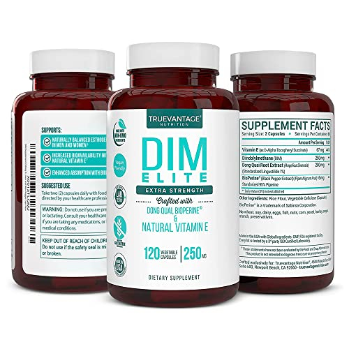 Foto 8 pulgar | Suplemento Truevantage Nutrition Dim 250 Mg Con Dong Quai Y Vi - Venta Internacional.