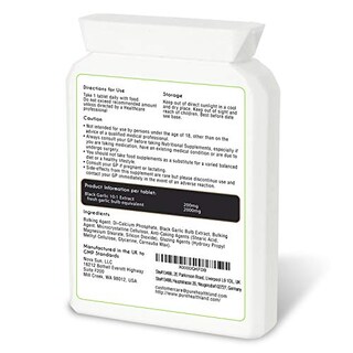 Foto 3 | Píldoras De Suplemento Pure Healthland Black Garlic 2000 Mg 1 Botella - Venta Internacional.