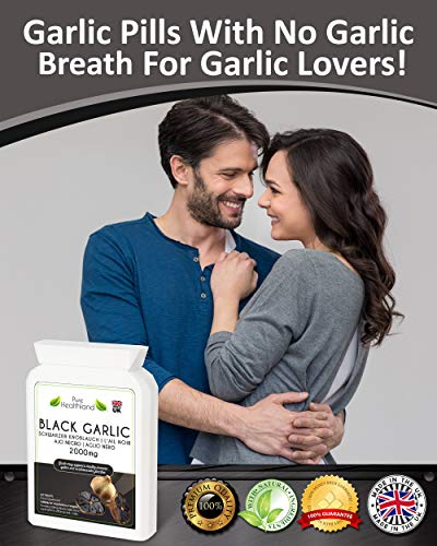 Foto 5 pulgar | Píldoras De Suplemento Pure Healthland Black Garlic 2000 Mg 1 Botella - Venta Internacional.