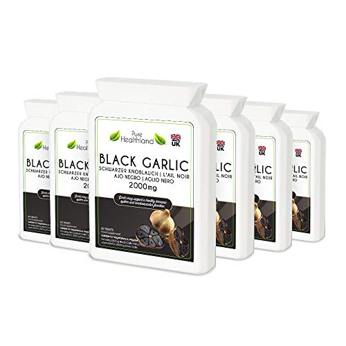 Foto 7 pulgar | Píldoras De Suplemento Pure Healthland Black Garlic 2000 Mg 1 Botella - Venta Internacional.
