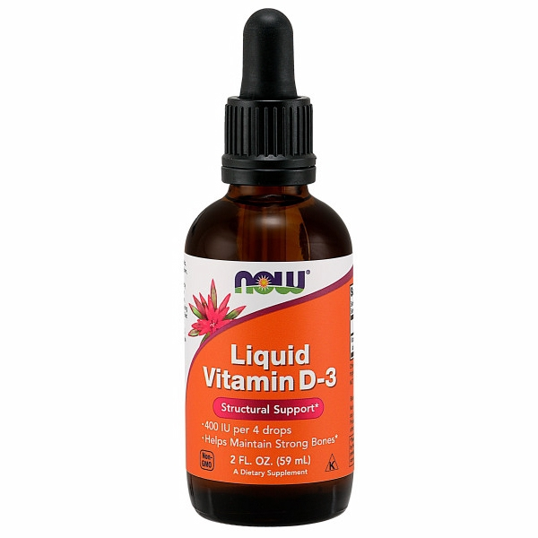Vitamina D-3 Líquida Supplement Now Foods, 60 Ml, 5000 Ui - Venta Internacional.