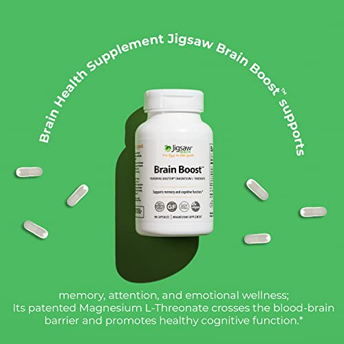 Foto 4 pulgar | Suplemento Jigsaw Health Brain Boost Magnesio L-treonato 9 - Venta Internacional.