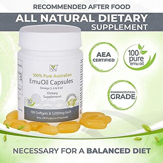 Foto 6 | Suplemento Y-not De Aceite De Emú Natural 1000 Mg 100 Cápsulas - Venta Internacional.