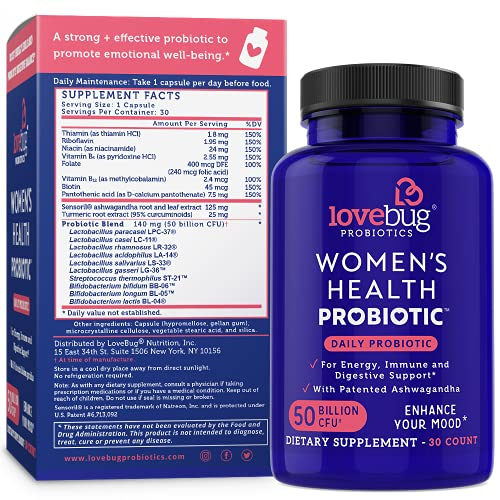 Foto 2 | Suplemento Lovebug Complete Mood Probiotic 30 Cápsulas - Venta Internacional.