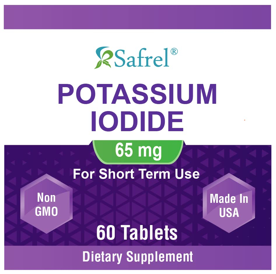 Foto 5 pulgar | Suplemento Safrel De Yoduro De Potasio 65 Mg 60 Comprimidos - Venta Internacional.