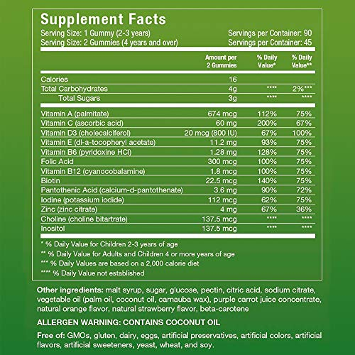 Foto 4 pulgar | Multivitamínico En Gomitas Noorvitamins Kids Formula, 90 Unidades - Venta Internacional.