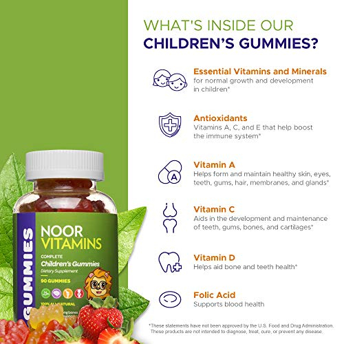 Foto 5 pulgar | Multivitamínico En Gomitas Noorvitamins Kids Formula, 90 Unidades - Venta Internacional.