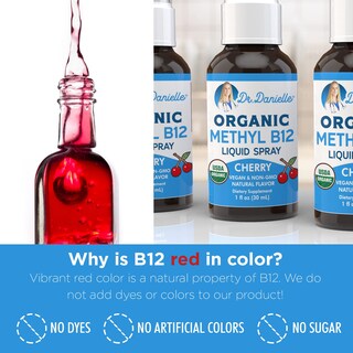 Foto 6 | Spray De Vitamina B12 Doctor Danielle Usda Organic 1500 Mcg - Venta Internacional.