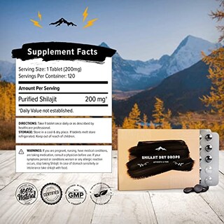 Foto 6 | Suplemento: Gotas Secas Puras De Shilajit Del Himalaya, 120 Ml - Venta Internacional.