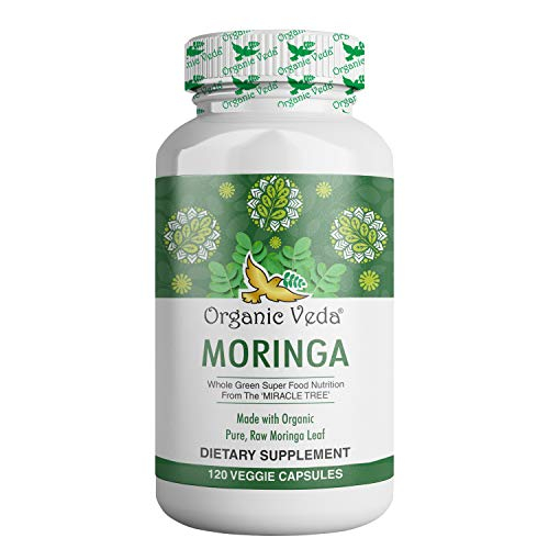 Foto 2 pulgar | Suplemento Orgánico Veda Moringa En Cápsulas, 120 Unidades - Venta Internacional.