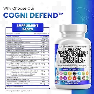Foto 4 | Suplemento De Colina Alpha Gpc De Clean Nutraceuticals, 300 Mg - Venta Internacional.