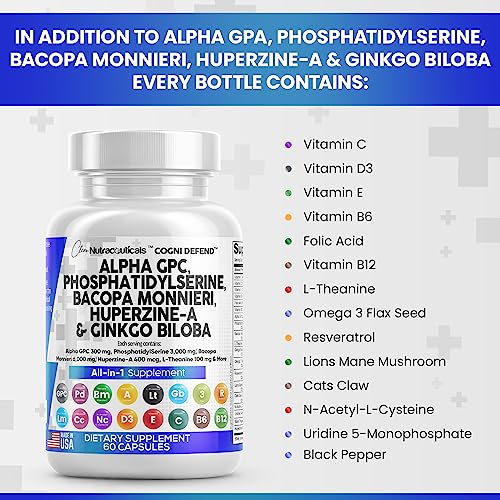 Foto 6 pulgar | Suplemento De Colina Alpha Gpc De Clean Nutraceuticals, 300 Mg - Venta Internacional.