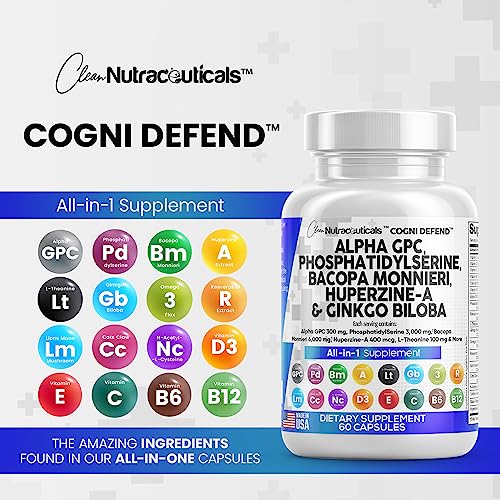 Foto 7 pulgar | Suplemento De Colina Alpha Gpc De Clean Nutraceuticals, 300 Mg - Venta Internacional.