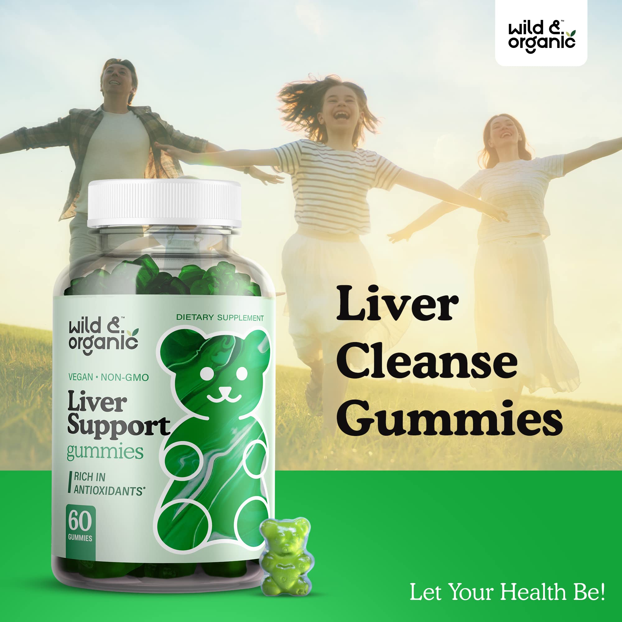 Foto 4 pulgar | Gominolas Liver Support Wild & Organic Para Limpiar El Hígado, Desintoxicante - Venta Internacional.