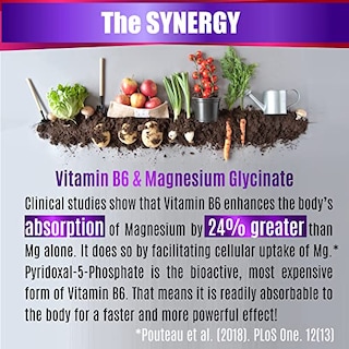 Foto 3 | Suplemento Folona De Glicinato De Magnesio 1350 Mg Con Vitamina B6 - Venta Internacional.