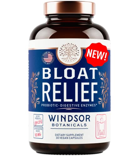 Foto 8 pulgar | Suplementos Probióticos Para Aliviar La Hinchazón De Windsor Botanicals 30 Ca - Venta Internacional.