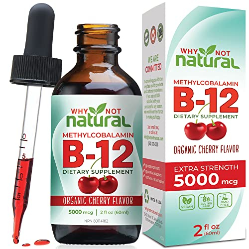 Foto 2 pulgar | Suplemento Why Not De Vitamina B12 Orgánica Natural De 5000 Mcg - Venta Internacional.