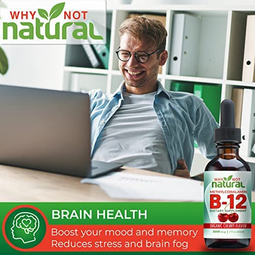 Foto 4 pulgar | Suplemento Why Not De Vitamina B12 Orgánica Natural De 5000 Mcg - Venta Internacional.