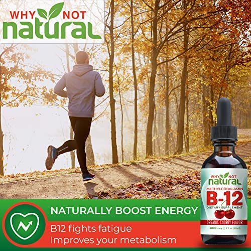 Foto 6 pulgar | Suplemento Why Not De Vitamina B12 Orgánica Natural De 5000 Mcg - Venta Internacional.