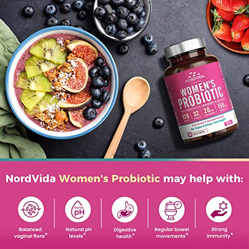 Foto 4 | Suplemento Nordvida Probiótico 120b Para Mujer, 32 Cepas, 30 Cápsulas - Venta Internacional.
