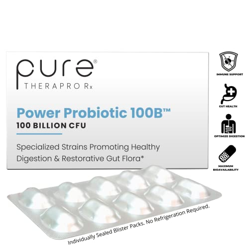 Foto 4 pulgar | Suplemento Pure Therapro Rx Power Probiotic 100b 30 Cápsulas - Venta Internacional.