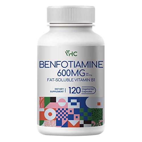Foto 2 pulgar | Suplemento De Benfotiamina 600 Mg 120 Cápsulas Vegetarianas Vhc - Venta Internacional.