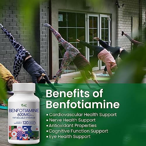 Foto 4 pulgar | Suplemento De Benfotiamina 600 Mg 120 Cápsulas Vegetarianas Vhc - Venta Internacional.