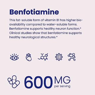 Foto 5 | Suplemento De Benfotiamina 600 Mg 120 Cápsulas Vegetarianas Vhc - Venta Internacional.